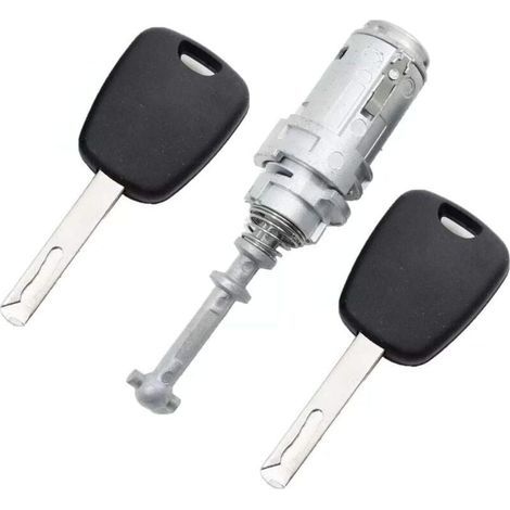 KIT Serrure + Barillet pour Porte Avant Gauche Citroen C2 C3 C3 PLURIEL + 2 clés -