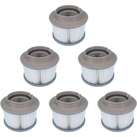 Paquet de 6 filtres MSPA de remplacement pour FD2089, pompe à cartouche filtrante adaptée à tous les spas MSPA actuels (1/4)