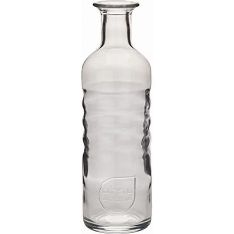 Luigi Bormioli 11618A Optima Bottiglia per Acqua 0,75 L in Vetro Lavabile in Lavastoviglie colore Trasparente (1/3)