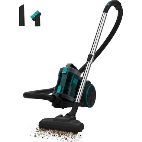 Aspirapolvere a Traino senza Sacco Cecotec Conga Rockstar Cyclonic XL. 890W, Serbatoio Grande Capacità 2.5L, Filtro Alta Efficienza