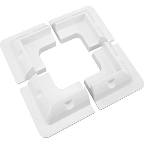 supports d'angle pour panneaux solaires, en ABS anti-UV, pour toitures de camping-cars et bateaux. Fixation sans perçage. (1/5)