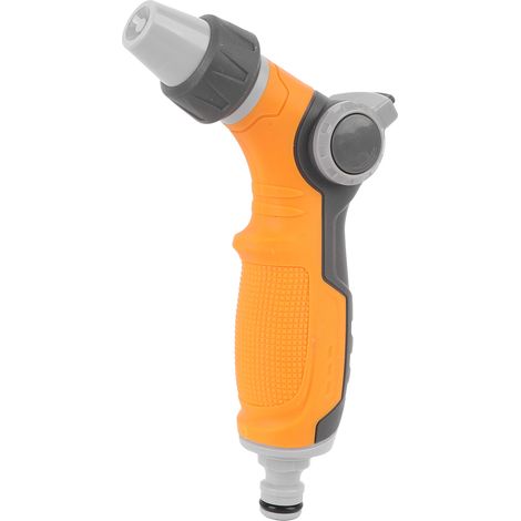 Buse de tuyau d'arrosage ergonomique, réglable, étanche et multifonctionnelle pour l'arrosage des plantes et le lavage des voitures (1/5)