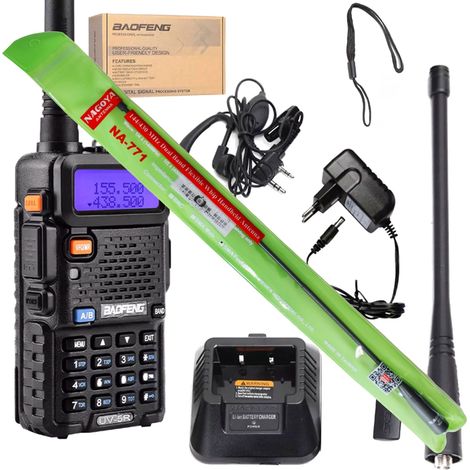 Baofeng UV-5R 5W + Nagoya NA-771 SMA-F