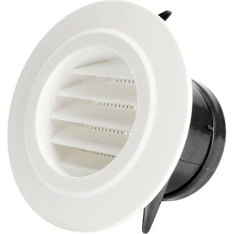 Bouche de Ventilation avec Grille de Protection - ABS (ø75mm) (1/4)