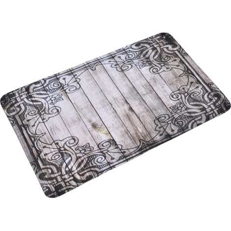 Rutschfeste Matte für Bad, Küche, Schlafzimmer, Wohnzimmer, Balkon, Eingangsbereich, 49 x 80 cm, Modell D (1/5)