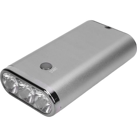 Lampe LED pour extensions de cheveux 395 nm à séchage rapide avec 4 minuteries (10 s, 30 s, 60 s, 90 s) - Lampe de séchage portable pour colle à perruques - Utilisation à domicile ou en salon - Gris (1/5)