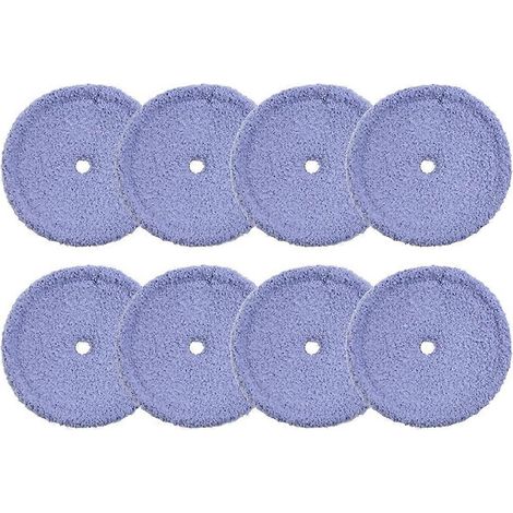 8 waschbare Mikrofaser-Wischpads für EVERYBOT Edge RS700 RS500 Saugroboter – Ersatz-Wischtuch (1/5)