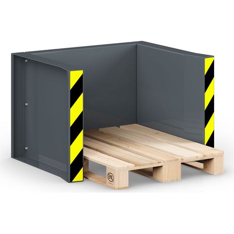 RR Industrietechnik Paletten Stapel Station RPS-05 BxTxH 1020x945x740 mm RAL 7005 Mausgrau