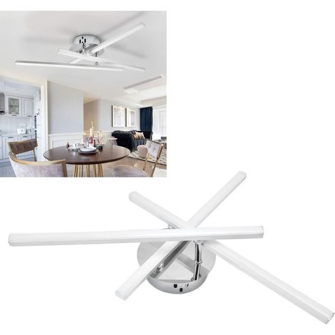 LED-Deckenleuchte, moderne minimalistische LED-Streifenleuchte im nordischen Stil, Schlafzimmer, Wohnzimmer, Büro, Esszimmer, schlichte dekorative Beleuchtung, CE- und RoHS-zertifiziert. (1/5)