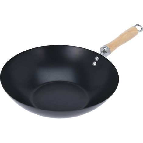 Wok aus Karbonstahl, Ø 30 cm (1/3)
