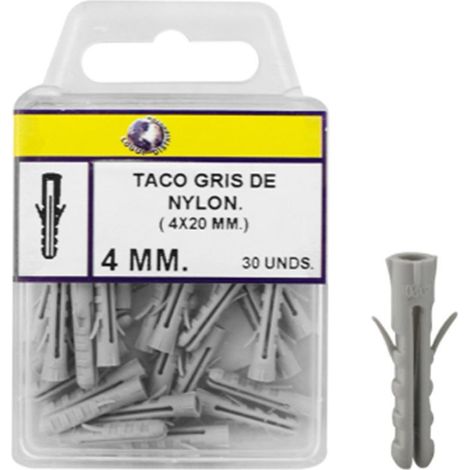 Blister Taco en nylon gris - N8