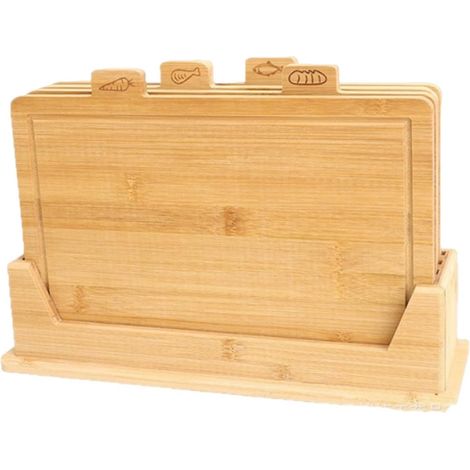 Set di 4 taglieri in legno con iscrizione per (1/5)