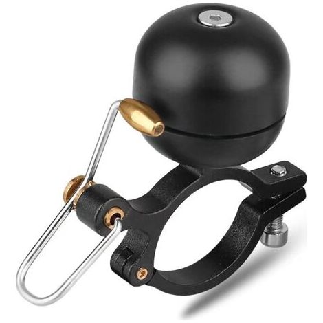 Sonnette Velo,Accessoires vélo,klaxon,extérieur VTT Route vélo Cloche Cyclisme Acier Inoxydable métal Avertissement Cloche vélo Guidon klaxon sécurité Montagne vélo Accessoires (1/5)