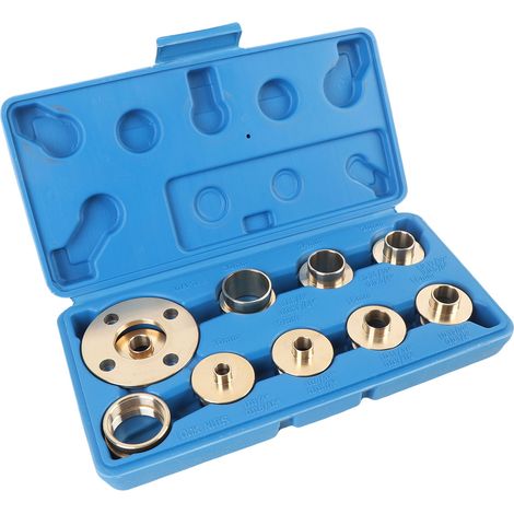 11 Pièces Kit Guide Gabarit Défonceuse Laiton Efficace Durable Pour Menuiserie (1/5)