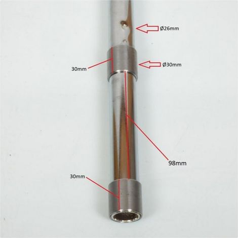 Un tube de fourche Ø26mm pour mobylette Peugeot 103 SP longueur