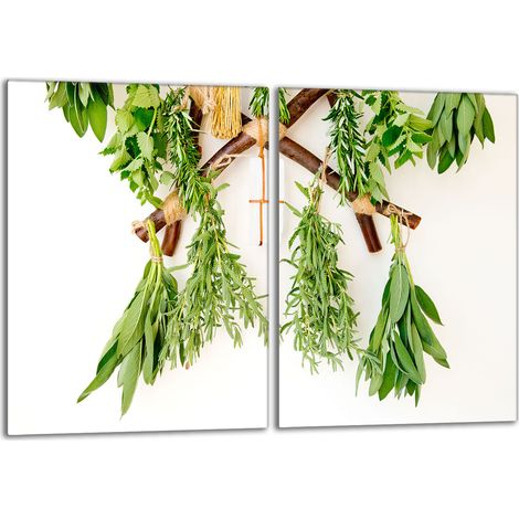 Protezione per piano cottura in vetro 2x40x52 Erbe aromatiche (1/5)
