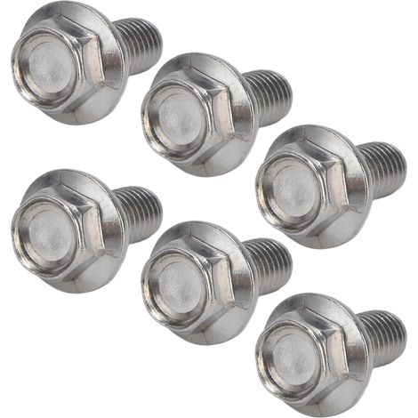 Vis à tête hexagonale M10x1.5 Acier Inox A2-70 avec joint d'étanchéité DIN6921 - Lot de 20 pièces