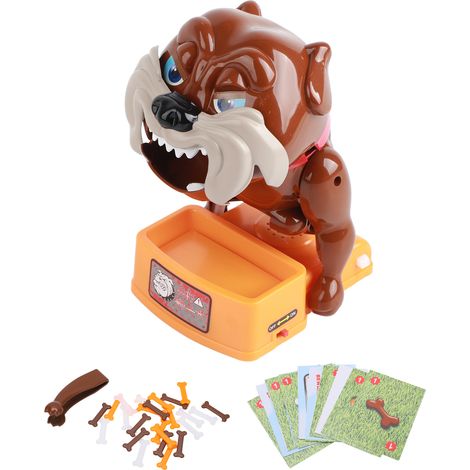 Lot de 2 jouets d'interaction os à voler pour chien, jeu de doigts mordants, table de divertissement parent-enfant dès 5 ans (1/5)