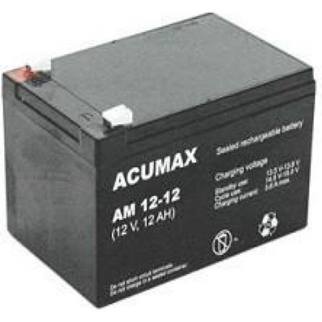 Batería 12V 12AH VRLA/AM12-12 ACUMAX EMU