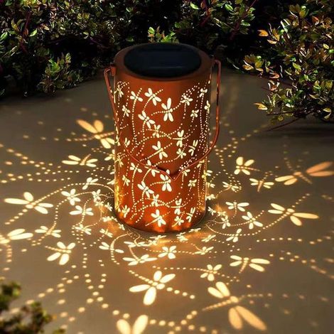 solarbetriebene Gartenlaternen Solar-Gartenbeleuchtung Solar-Außenlampe Gartenbeleuchtung Solarlampen Stimmungsbeleuchtung für Balkon Terrasse PP (1/5)