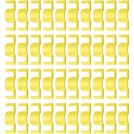 CCYKXA 90 Degree Plant Bender, 40 Pack Low Stress Training Clips for Indoor Grow Tents, Durable PP Training Tool for Tomato Flowers, Gardening Clips (1/5)