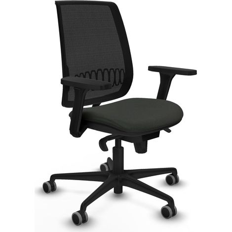 Sedia da ufficio piqueras y crespo Alares nero base stabile braccioli 3D (1/2)