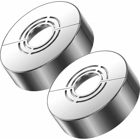 Shower Mixer Tap 3 Sizes in 1, Radiator Hose Cover Chrome (1/5)