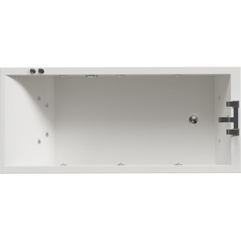 Summit 1700mm x 750mm 12 Jet Chrome V-Tec Single Ended Whirlpool Bath (1/5)