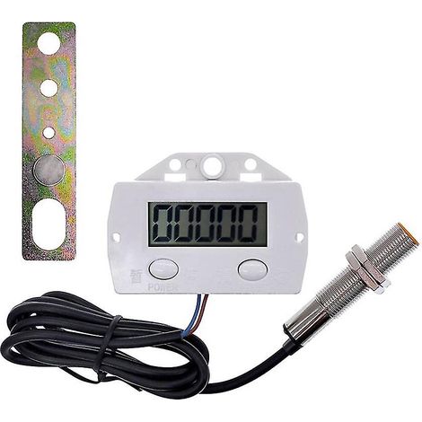 Compteur numérique électronique à 5 chiffres, capteur magnétique industriel de proximité, compteur à poinçons, compteur à induction A (1/5)