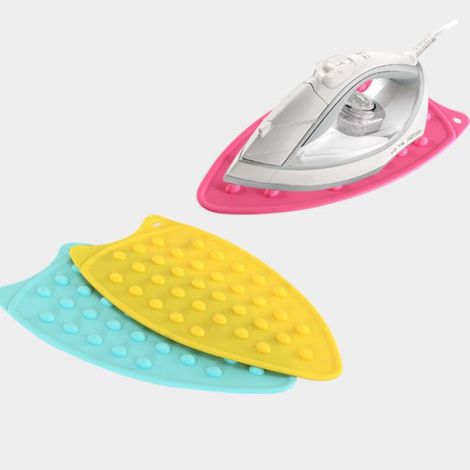 3 Pièces Support Fer à Repasser, Silicone Anti-Dérapant, Résistant Chaleur 240°C, Pour Table Cuisson (1/3)