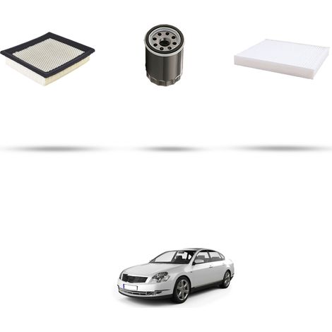 Kit tagliando 3 filtri compatibile con Nissan Teana 2.5 v6 134kw Dal 2008 (1/5)