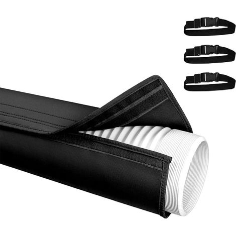 Gaine Isolante Tuyau Climatiseur Mobile – 130-150mm Isolante Anti-Poussière Universelle pour Tuyaux d'Évacuation Climatiseur (1/5)