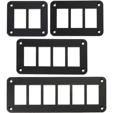 Support de panneau de commande robuste pour interrupteurs à bascule 2/3/4/5/6 voies, pour moto, remorque ou bateau (1/4)