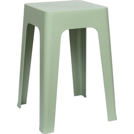 Tabouret empilable coloris vert (1/3)