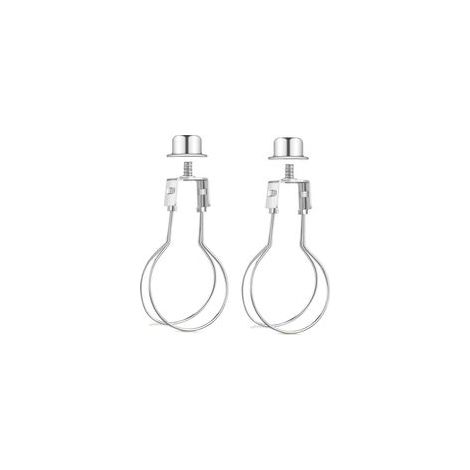 Lampenschirm und Glühbirnenadapter, 2er-Set, Clip-Adapter zur Befestigung von Lampenschirmen. – Crezuo
