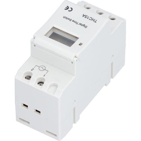 Minuteur Interrupteur Électrique avec Écran LCD, Batterie Rechargeable et Contrôle de Temps pour Appareils Domestiques (1/5)