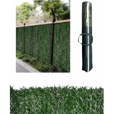 Seto Artificial Premium Verde 90% Ocultación UV Resistente Fácil Instalación Ideal para Jardín, Balcón, Terraza