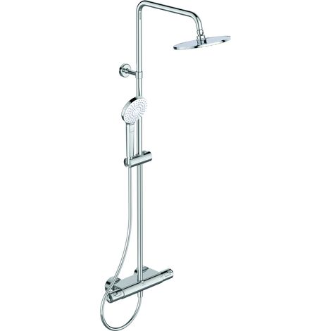 Ideal Standard CeraTherm - Set doccia T50 con termostato, 20 cm, 3 getti, cromo A7230AA (1/5)