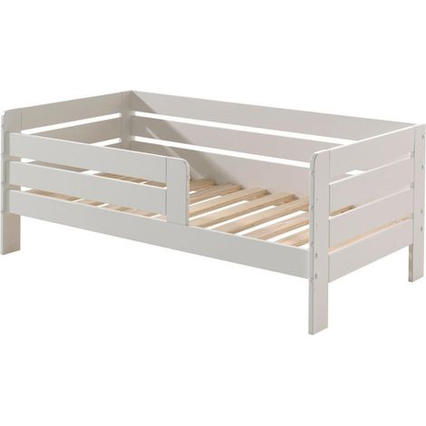 Lit Enfant & Sommier "Toddler II" 70x140cm Blanc (1/3)