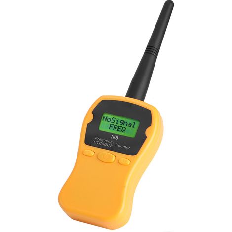 Compteur de Fréquence Portatif N8 avec Décodeur CTCCSS/DCS pour Talkie-Walkie, Radio Voiture et Marine, Orange (1/5)