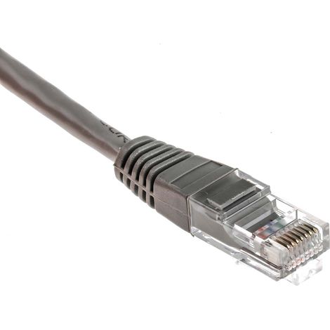 Câble Ethernet cat 5e Avec connecteur Gris / , U/UTP, 2m ( Prix pour 1 ) (1/2)