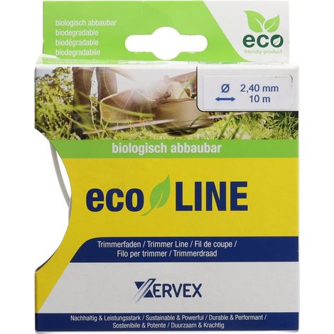 Xervex Ecoline Trimmerfaden F3.3 Ø 2,4 mm 10 m weiß (1/2)