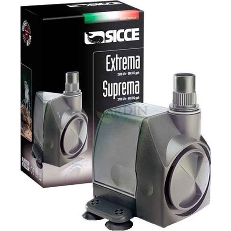 Pompe Eau Submersible Extrema 2,5 m - 2500 l/h Mini Pompe Aquarium, Ajustable Pompe Fontaine pour Étang Fontaine (1/5)