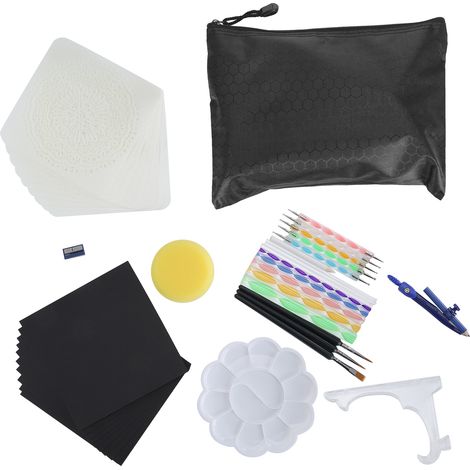 43Pcs Mandala Dotting Tools Set DIY Art Template Embellishment Stick Painting Accessories (1/5)