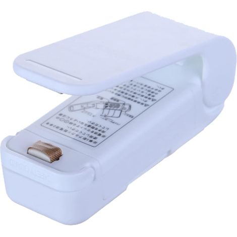 Mini sigillatrice, macchina richiuditrice portatile per sacchetti, macchina termosaldatrice portatile per la conservazione di alimenti e sacchetti per cereali, gadget da cucina per snack, frutta e bis