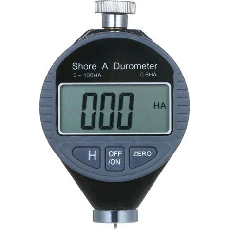 Durómetro digital portátil de 0 a 100 HA Shore A para caucho, gel de sílice y cuero con pantalla LCD grande (LX-A) (1/5)