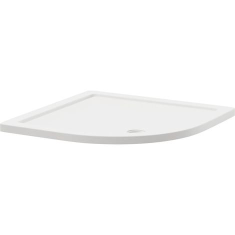 Pearlstone Slip Resistant 900mm x 900mm x 40mm Quadrant Shower Tray (1/4)