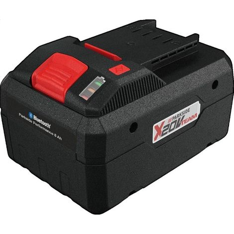 Batteria agli ioni di litio Parkside Smart Team nera 20 V 8 Ah (1/2)