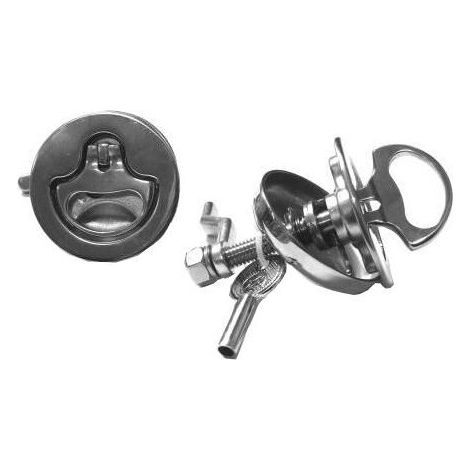 Fermeture de panneau ronde inox A4