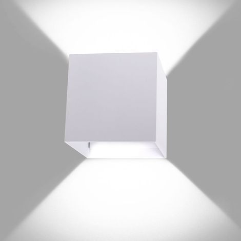 Applique murale intérieure 12W – Lumière blanche froide – Eclairage décoratif pour salon et entrée – Design moderne (1/3)
